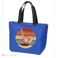 Golf Sunset Retro Tote Bag thumb 3