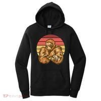 Grumpy Sloth Retro Sunset Women's Hoodie thumb 0