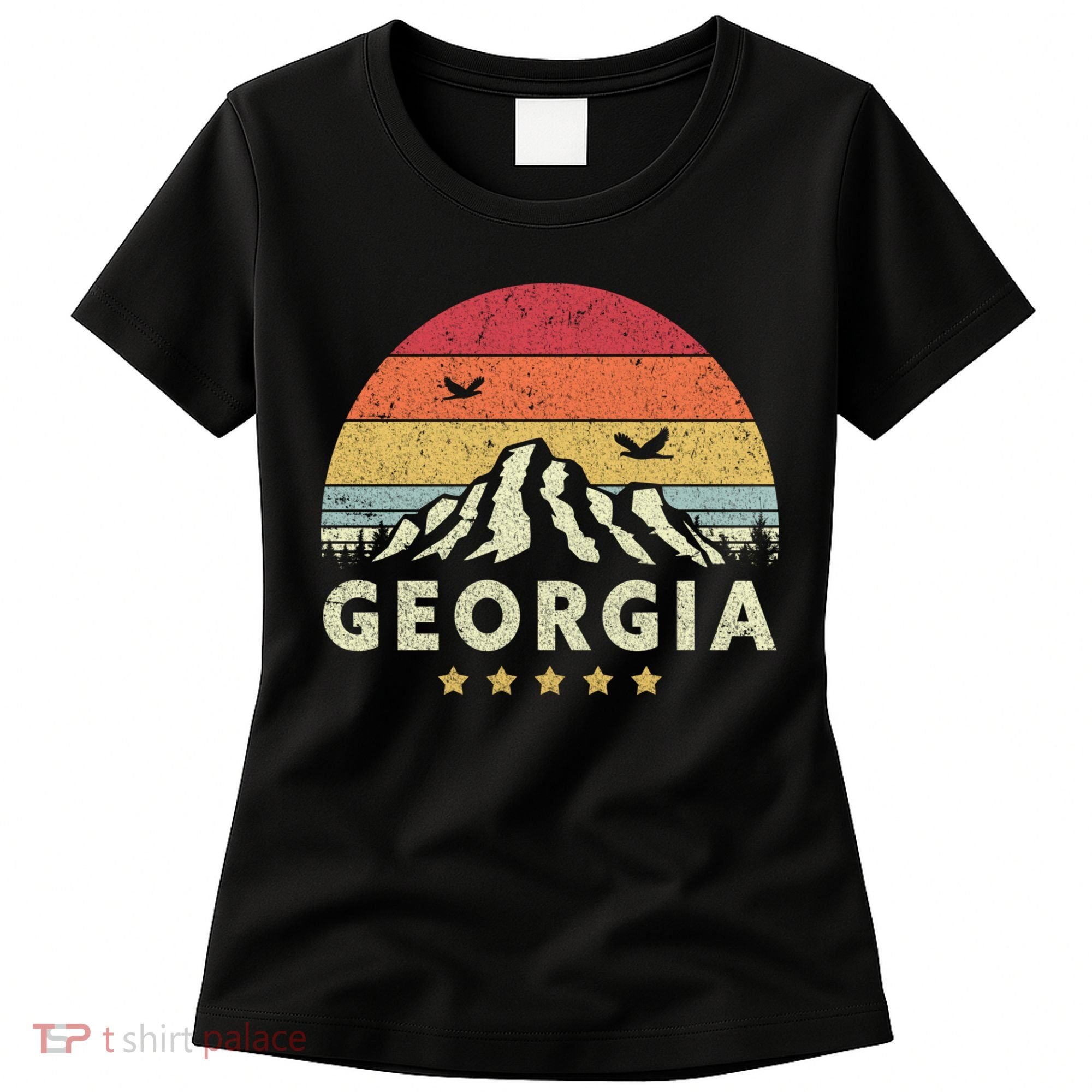 Georgia Shirt. Retro Style GA, USA Women's T-Shirt