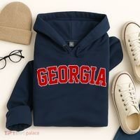Georgia State Retro Hoodie thumb 4