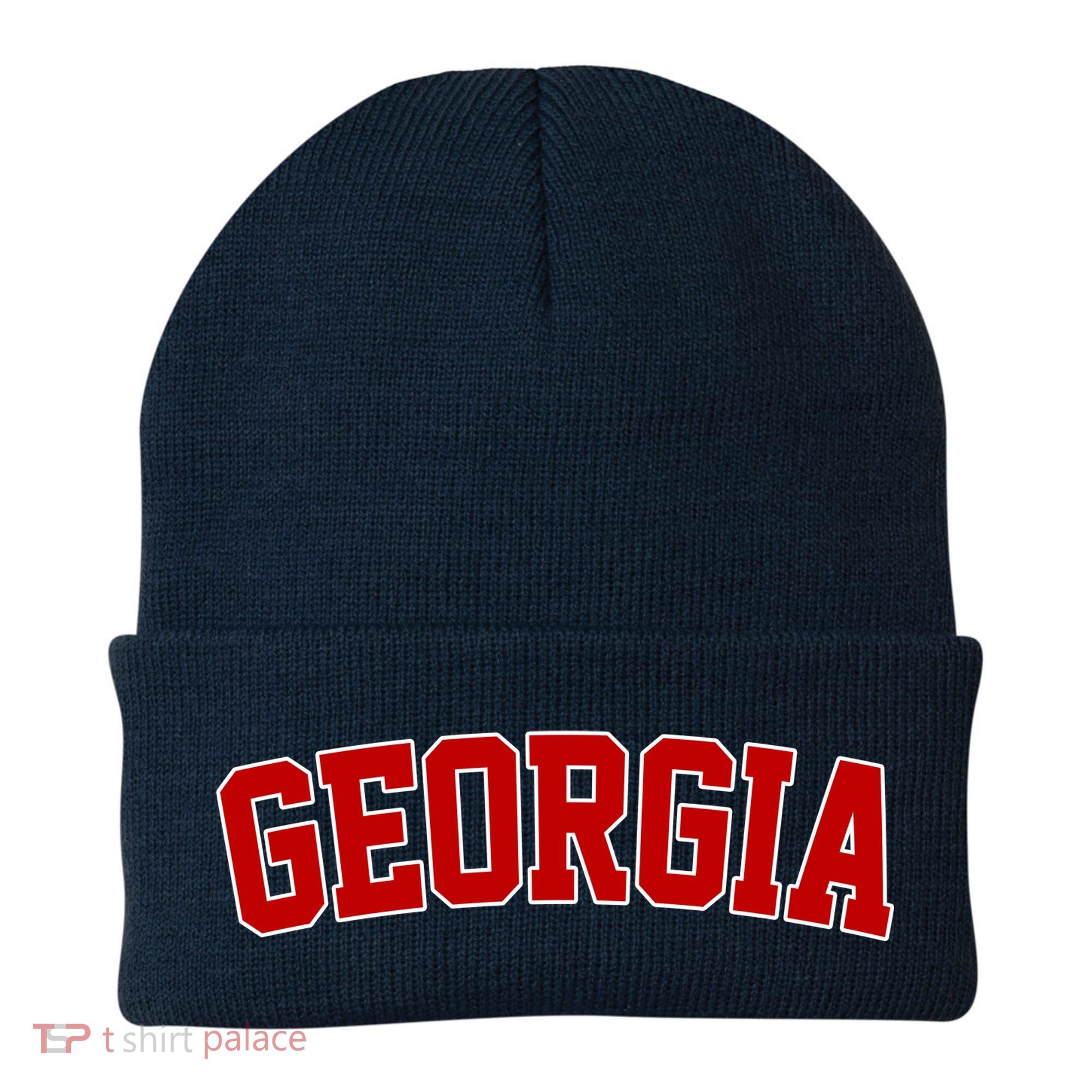 Georgia State Retro Beanie