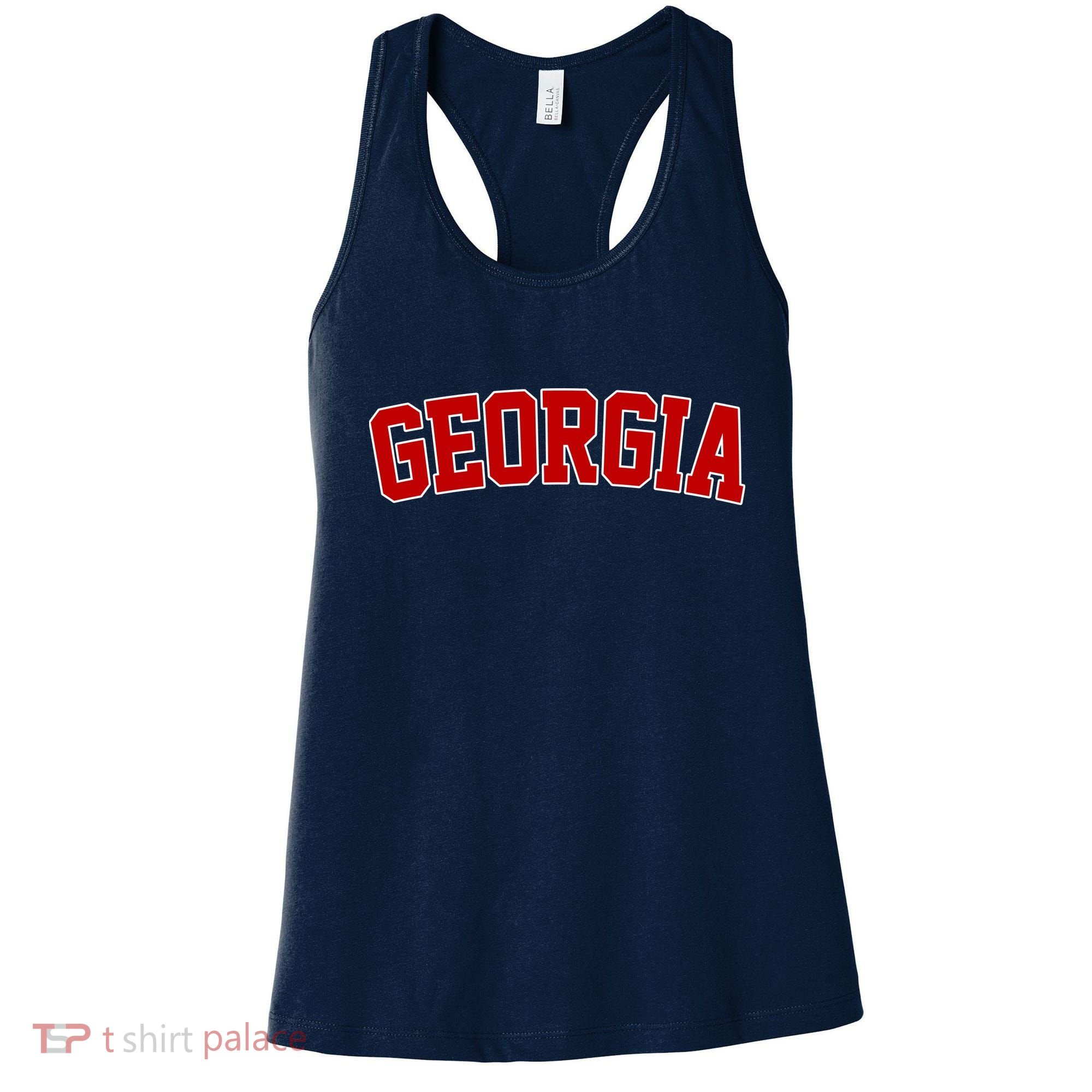 Georgia State Retro Women's Tank Top