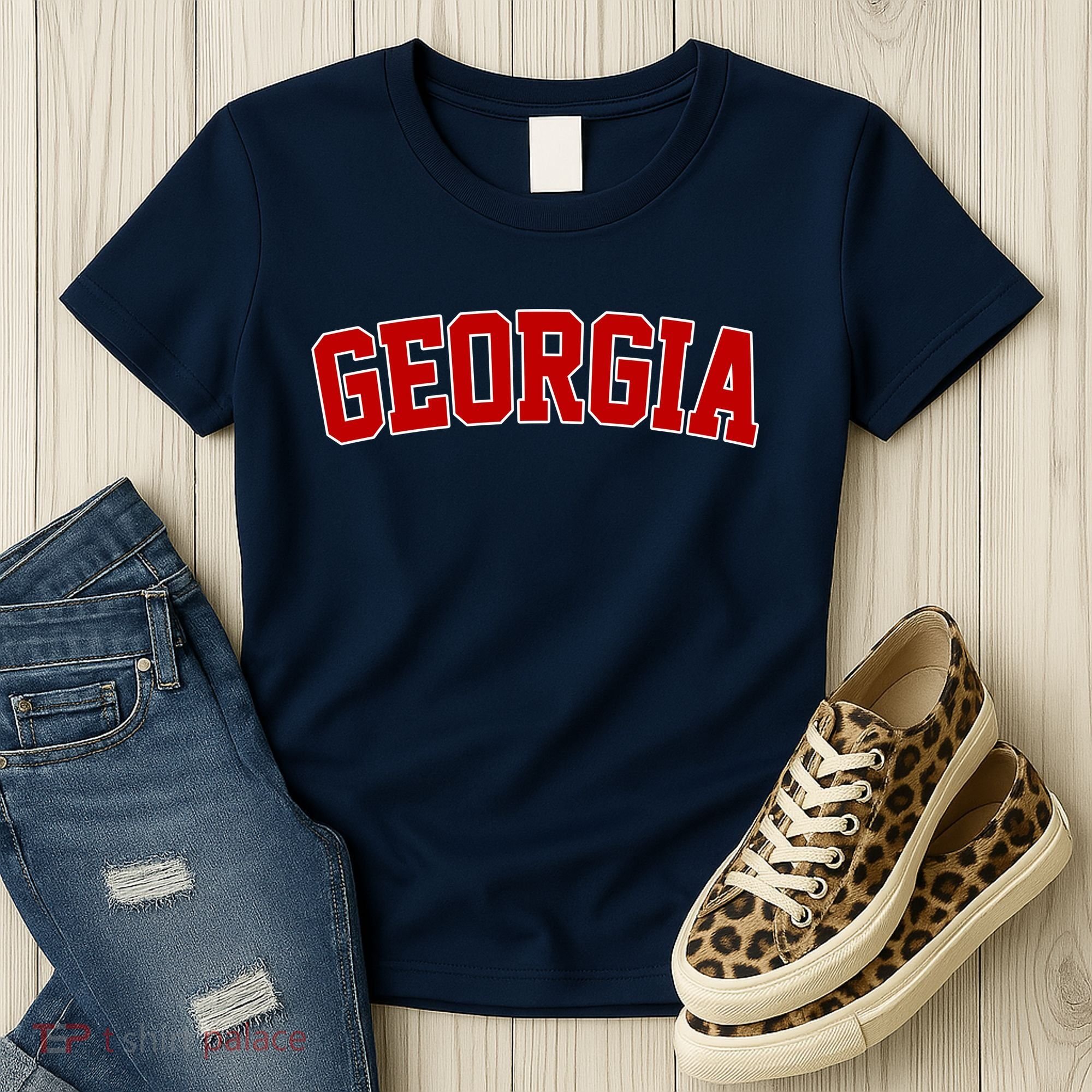 Georgia State Retro Women's T-Shirt