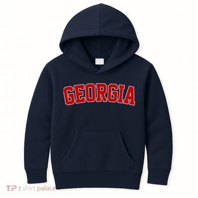 Georgia State Retro Kids Hoodie