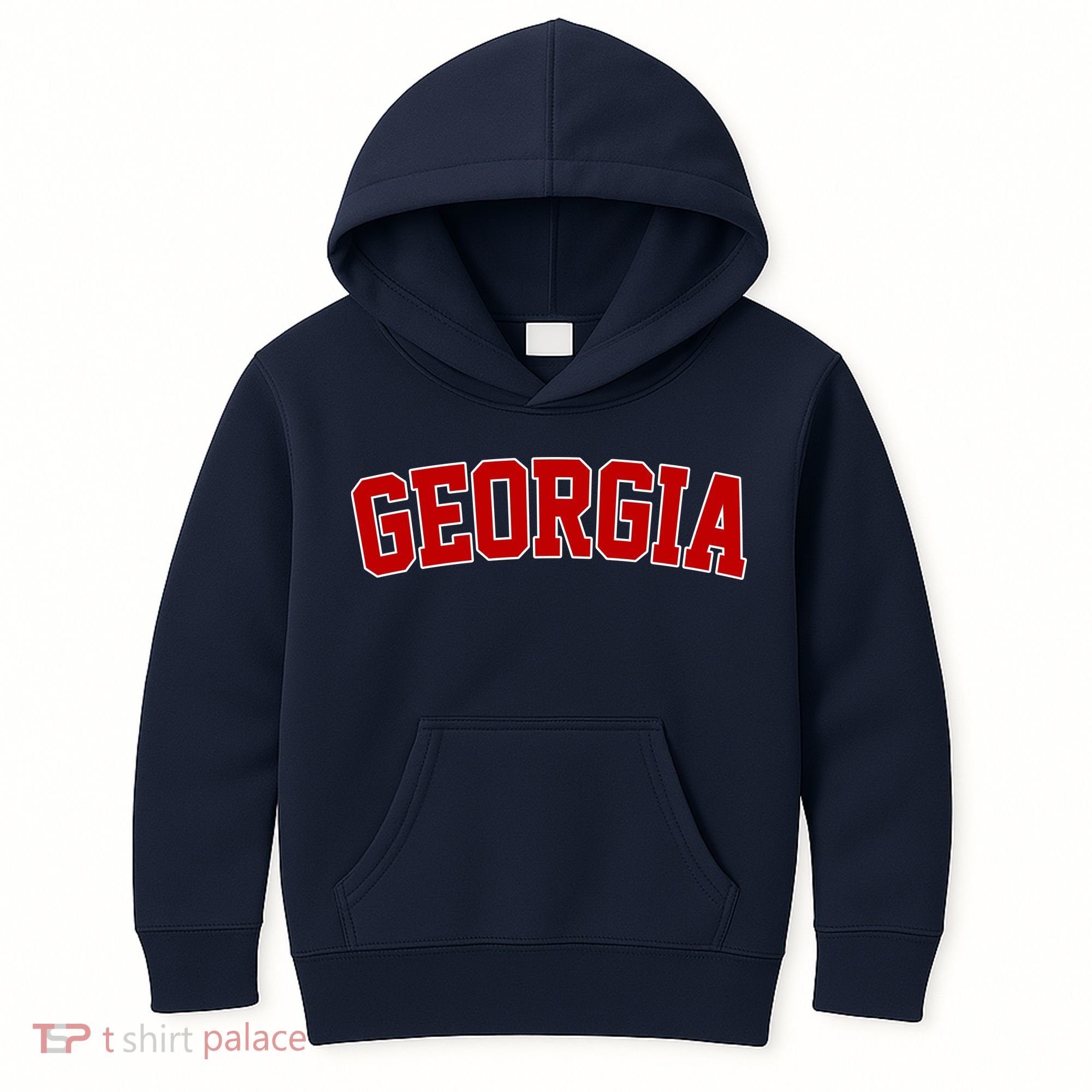 Georgia State Retro Kids Hoodie