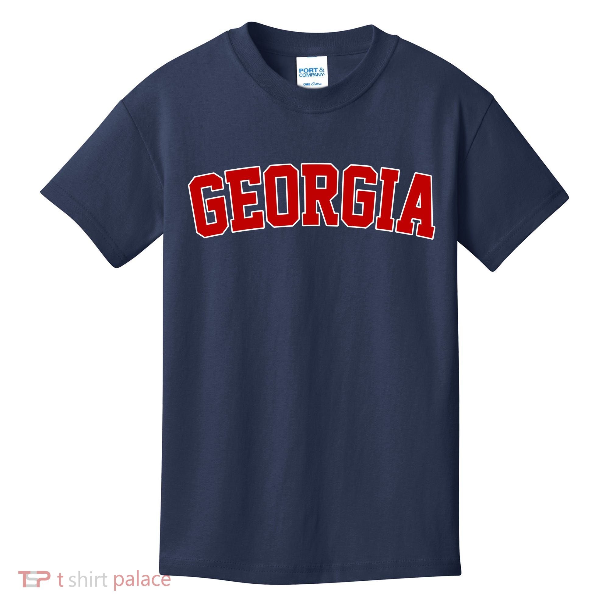 Georgia State Retro Kids T-Shirt
