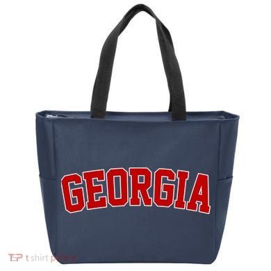 Georgia State Retro Tote Bag