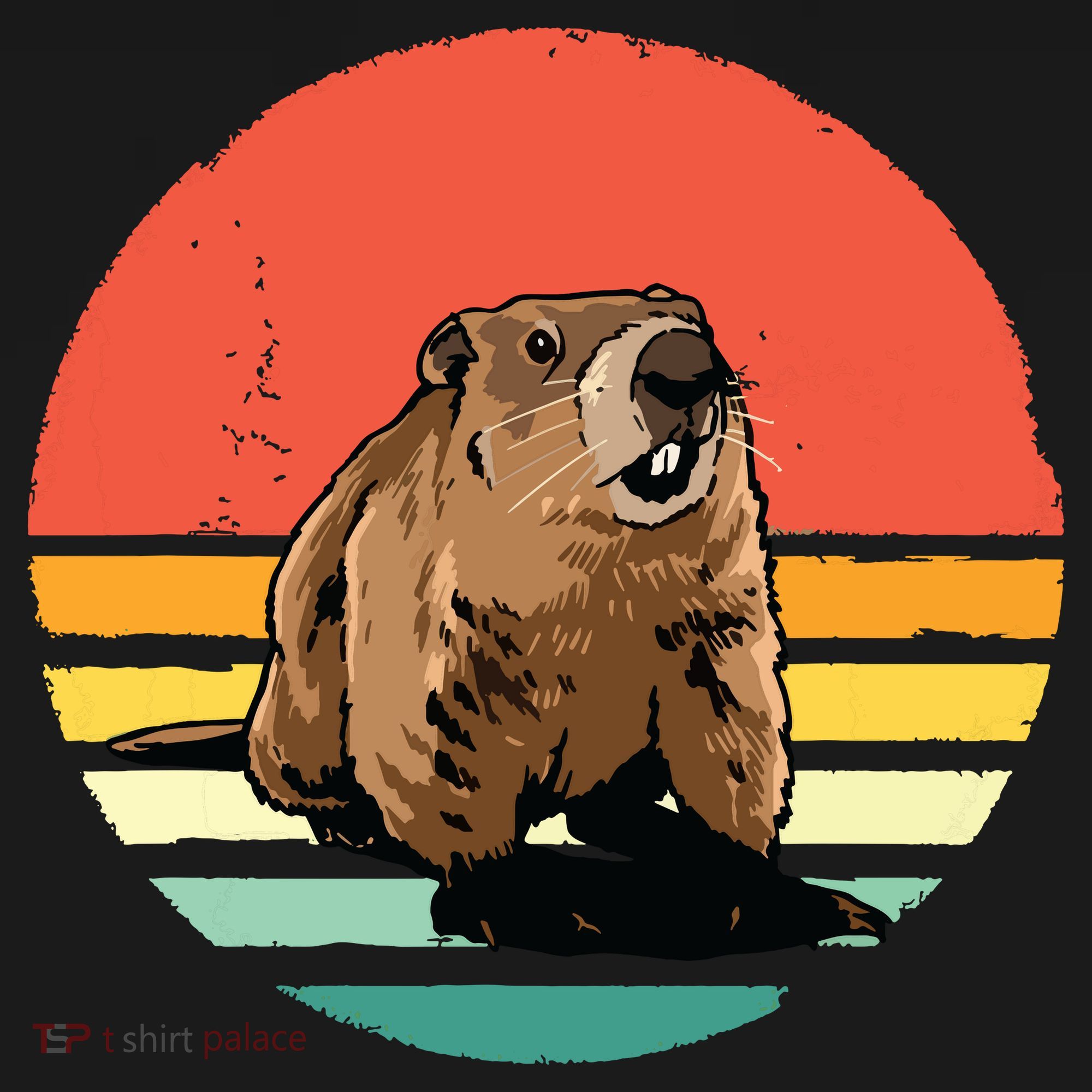 Groundhog Shirts Retro Style Rodent Animal Groundhogs Day Backpack