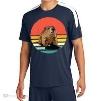 Groundhog Shirts Retro Style Rodent Animal Groundhogs Day Sport-Tek Competitor United Soccer Jersey thumb 0