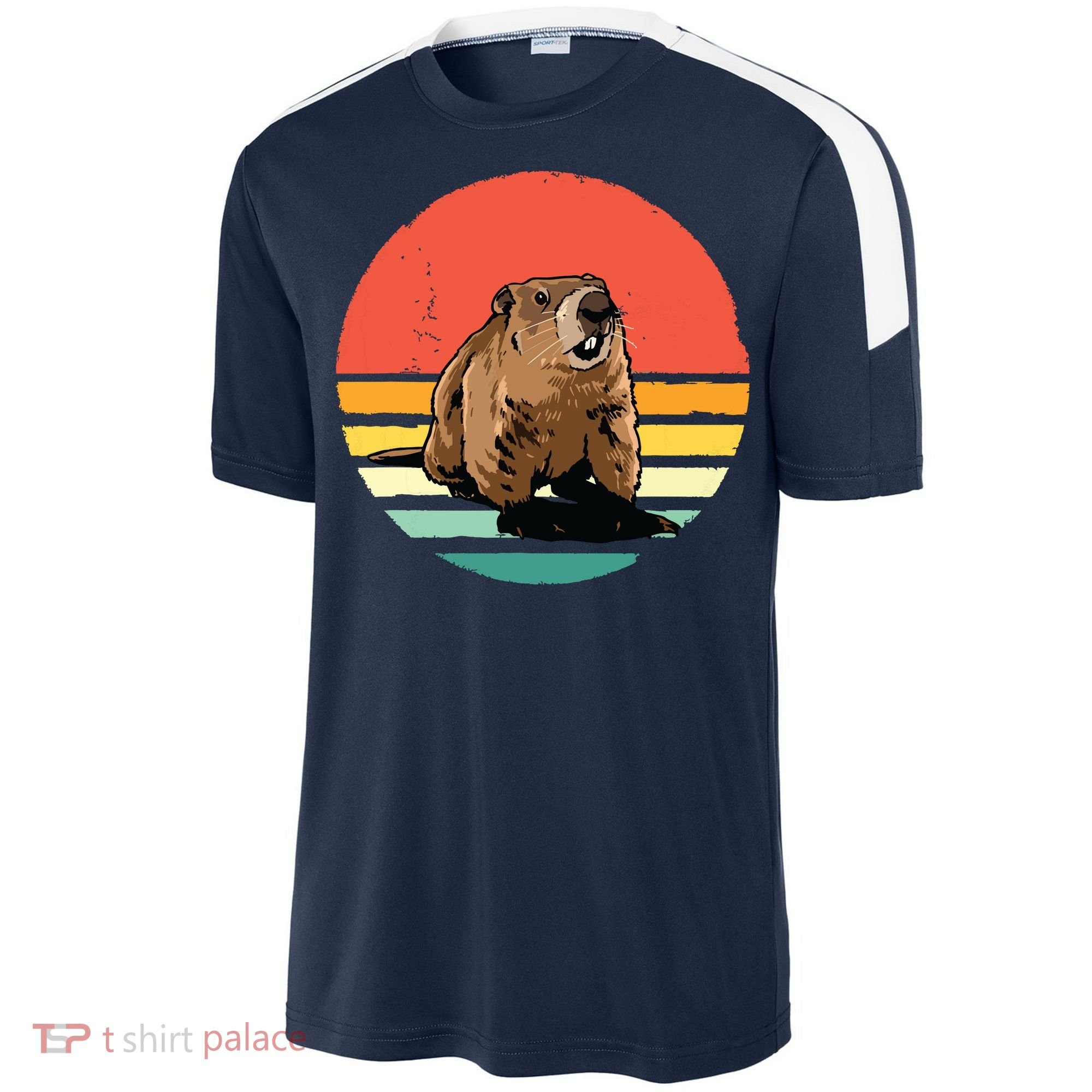 Groundhog Shirts Retro Style Rodent Animal Groundhogs Day Sport-Tek Competitor United Soccer Jersey