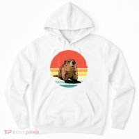 Groundhog Shirts Retro Style Rodent Animal Groundhogs Day Hoodie thumb 0