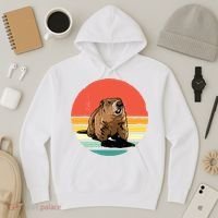 Groundhog Shirts Retro Style Rodent Animal Groundhogs Day Hoodie thumb 3