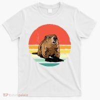 Groundhog Shirts Retro Style Rodent Animal Groundhogs Day T-Shirt thumb 0