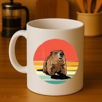 Groundhog Shirts Retro Style Rodent Animal Groundhogs Day Coffee Mug thumb 4