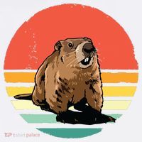 Groundhog Shirts Retro Style Rodent Animal Groundhogs Day Women's Tank Top thumb 5