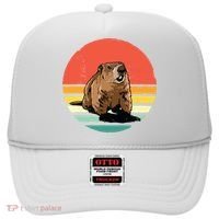 Groundhog Shirts Retro Style Rodent Animal Groundhogs Day Hat thumb 0