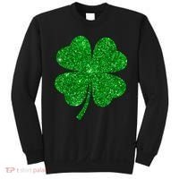 Glitter Shamrock St Patrick's Day Sweatshirt thumb 0