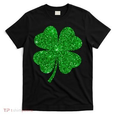Glitter Shamrock St Patrick's Day T-Shirt