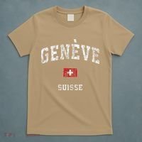 Geneva Suisse Switzerland Vintage Athletic Sports T-Shirt thumb 5