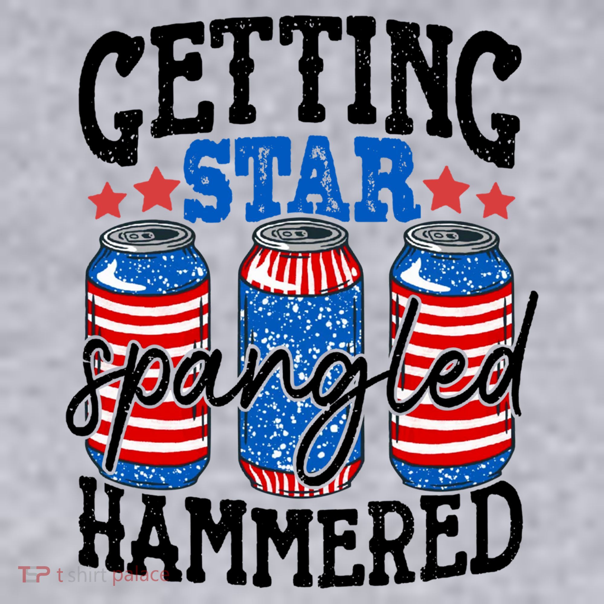Getting Star Spangled Hammered Funny 4th Of July Patriotic Meaningful Gift Women's Sweatshirt