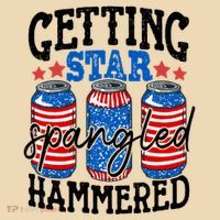 Getting Star Spangled Hammered Funny 4th Of July Patriotic Meaningful Gift Tote Bag thumb 4