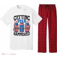 Getting Star Spangled Hammered Funny 4th Of July Patriotic Meaningful Gift Pajama Set thumb 0
