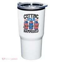Getting Star Spangled Hammered Funny 4th Of July Patriotic Meaningful Gift Tumbler thumb 0
