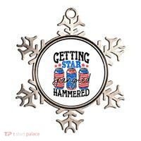 Getting Star Spangled Hammered Funny 4th Of July Patriotic Meaningful Gift Ornament thumb 0