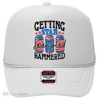 Getting Star Spangled Hammered Funny 4th Of July Patriotic Meaningful Gift Hat thumb 0