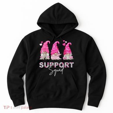 Gnome Support Squad Breast Cancer Hoodie
