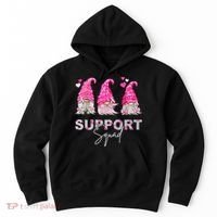 Gnome Support Squad Breast Cancer Hoodie thumb 0