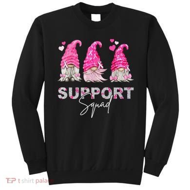 Gnome Support Squad Breast Cancer Sweatshirt