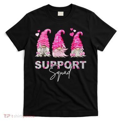 Gnome Support Squad Breast Cancer T-Shirt