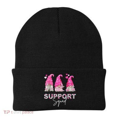 Gnome Support Squad Breast Cancer Beanie