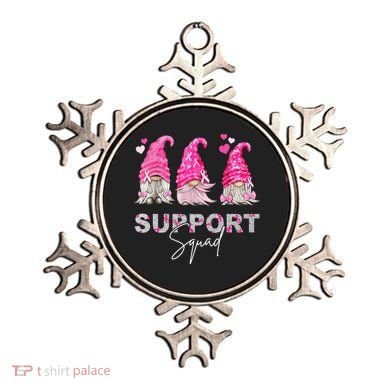 Gnome Support Squad Breast Cancer Ornament
