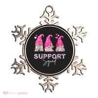 Gnome Support Squad Breast Cancer Ornament thumb 0