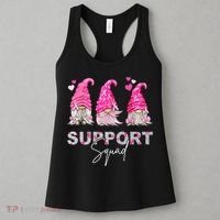 Gnome Support Squad Breast Cancer Women's Tank Top thumb 3