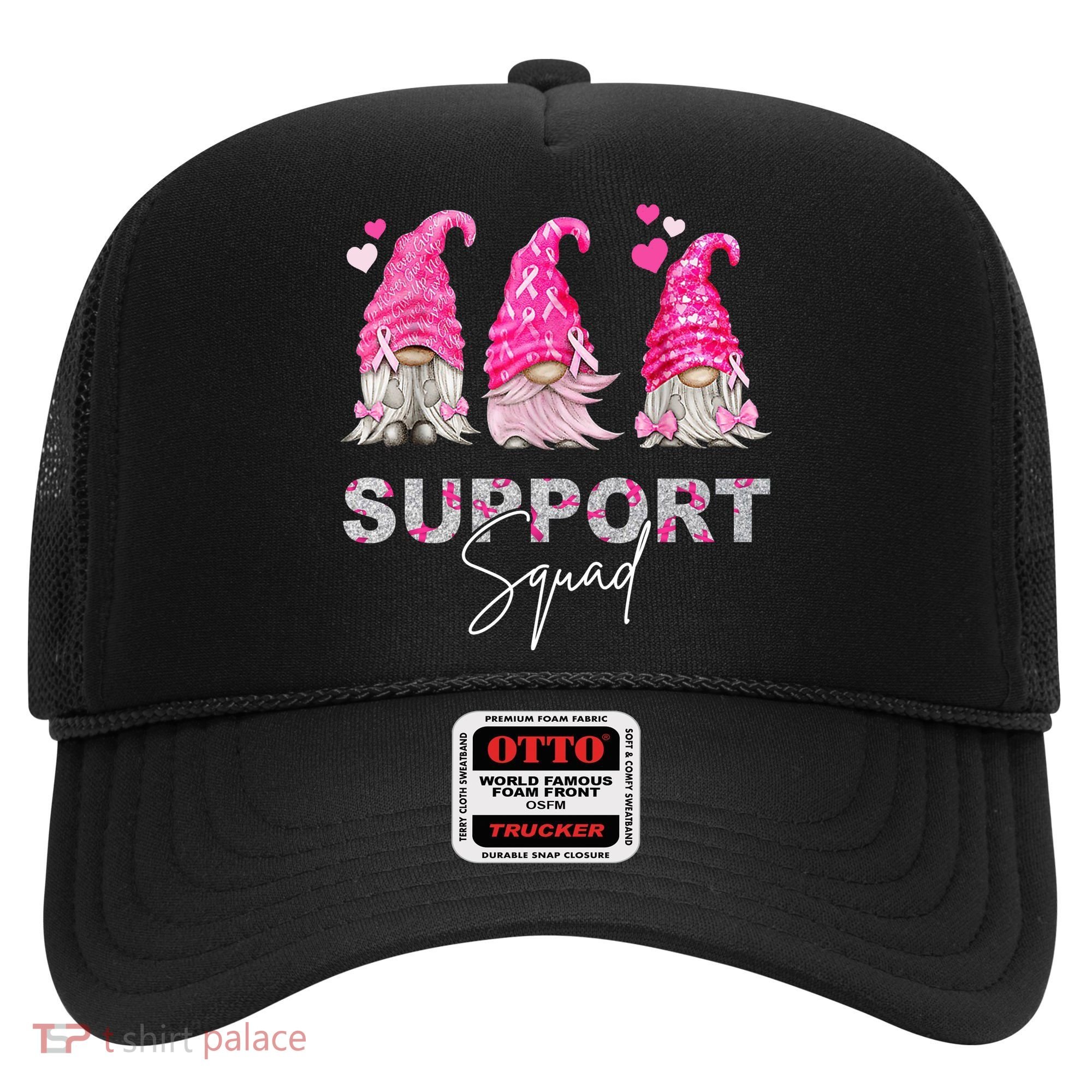 Gnome Support Squad Breast Cancer Hat