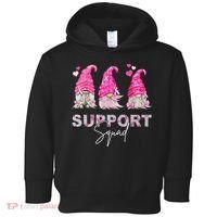 Gnome Support Squad Breast Cancer Toddler Hoodie thumb 0