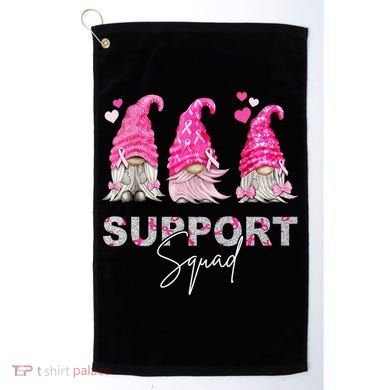 Gnome Support Squad Breast Cancer Golf Towel