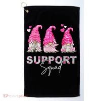 Gnome Support Squad Breast Cancer Golf Towel thumb 0
