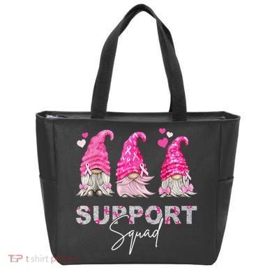 Gnome Support Squad Breast Cancer Tote Bag