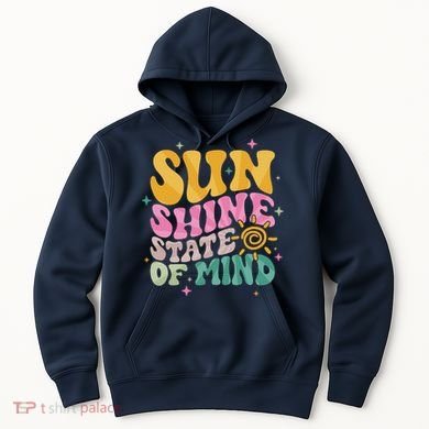 Groovy Sunshine State Of Mind Summer Break Vacation Hoodie