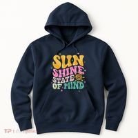 Groovy Sunshine State Of Mind Summer Break Vacation Hoodie thumb 0