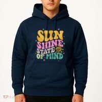 Groovy Sunshine State Of Mind Summer Break Vacation Hoodie thumb 2