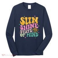 Groovy Sunshine State Of Mind Summer Break Vacation Long Sleeve Shirt thumb 0