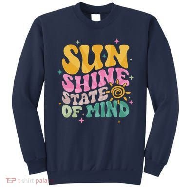 Groovy Sunshine State Of Mind Summer Break Vacation Sweatshirt