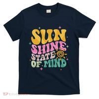 Groovy Sunshine State Of Mind Summer Break Vacation T-Shirt thumb 0