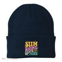 Groovy Sunshine State Of Mind Summer Break Vacation Beanie thumb 0