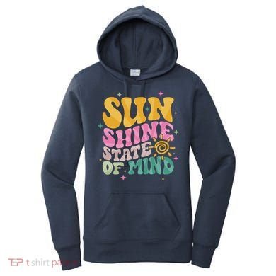 Groovy Sunshine State Of Mind Summer Break Vacation Women's Hoodie